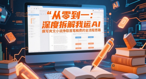 从零到一：深度拆解我运用AI撰写爽文小说挣取首笔稿费的全流程思路-百货大全