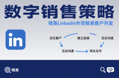 数字销售策略领英LinkedIn外贸精准客户开发-百货大全