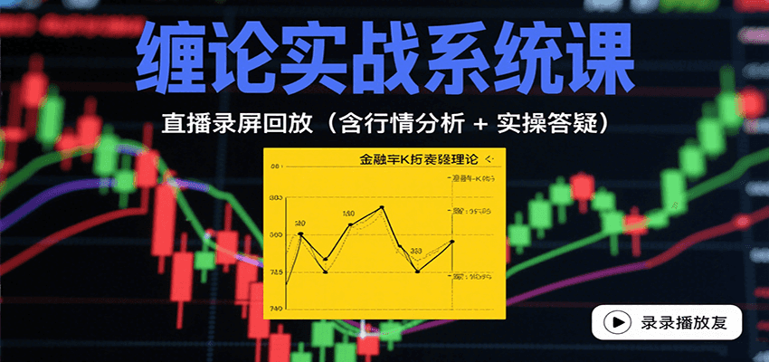 缠论实战系统课：直播录屏回放(含行情分析 + 实操答疑(更新9月)-百货大全