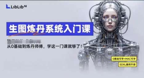LibLibAI哩布哩布生图炼丹系统入门课，从生图到炼丹，只学这一门就够了-百货大全