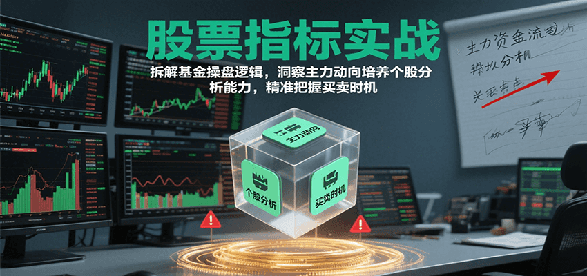 股票指标实战，基金操盘逻辑拆解，洞察主力动向培养个股分析能力把握买卖时机(更新)-百货大全