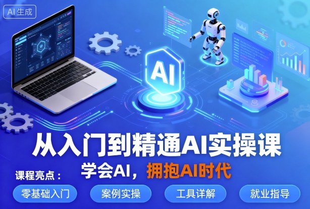 从入门到精通AI实操课，学会AI，拥抱AI时代-百货大全