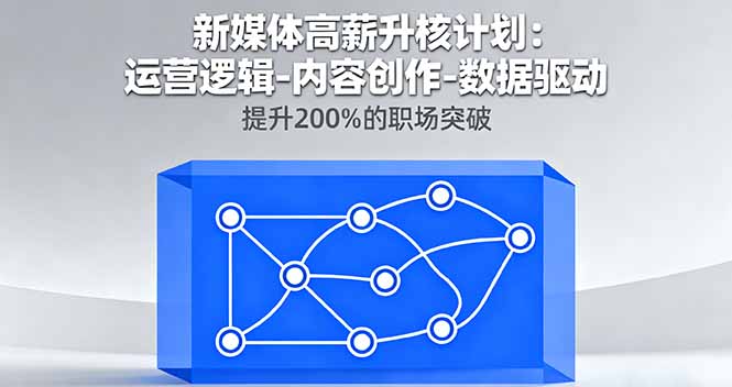 新媒体高薪升核计划：运营逻辑-内容创作-数据驱动，提升200%的职场突破-百货大全