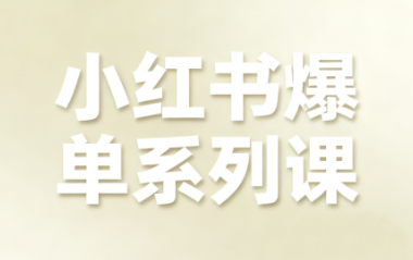 尼采老师·小红书爆单系列课-百货大全