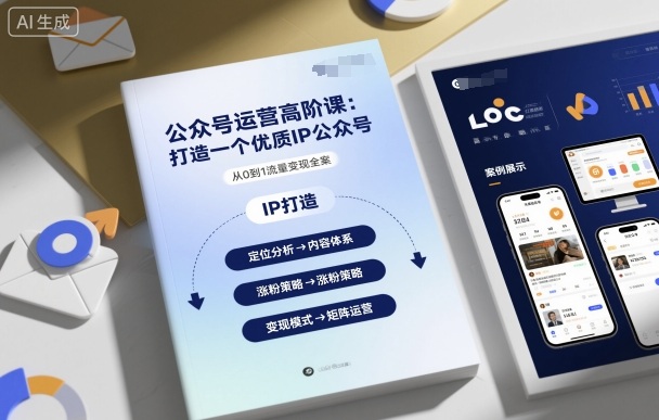 公众号运营高阶课，打造一个优质IP公众号-百货大全