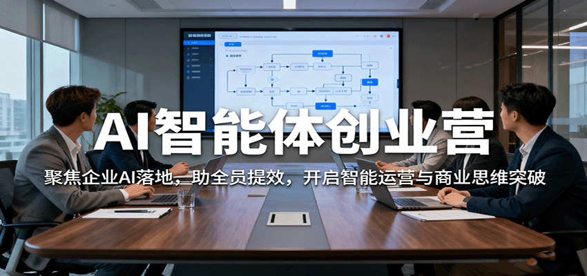 AI智能体创业营：聚焦企业AI落地，助全员提效，开启智能运营与商业思维突破-百货大全