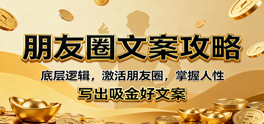 朋友圈文案攻略：底层逻辑，激活朋友圈，掌握人性，写出吸金好文案-百货大全