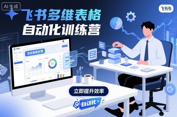 飞书多维表格自动化训练营，手把手教你告别重复处理，用多维表格开启高效办公新模式-百货大全