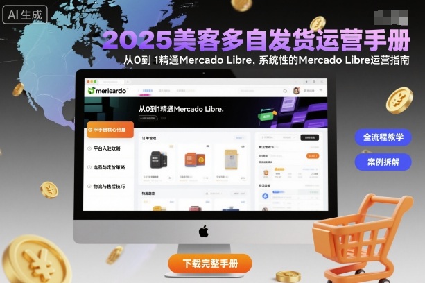 2025美客多自发货运营手册：从0到1精通Mercado Libre，系统性的Mercado Libre运营指南-百货大全