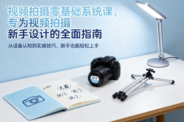 视频拍摄零基础系统课，专为视频拍摄新手设计的全面指南-百货大全