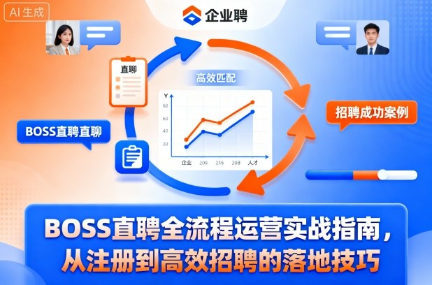 BOSS直聘全流程运营实战指南，从注册到高效招聘的落地技巧-百货大全