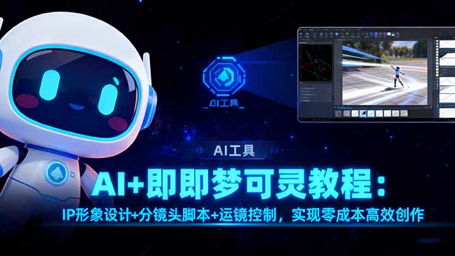 AI+即梦可灵教程：IP形象设计+分镜头脚本+运镜控制，实现零成本高效创作-百货大全