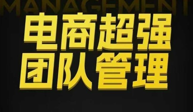 电商超强团队管理，组织绩效，到用人执行，分权合伙-百货大全