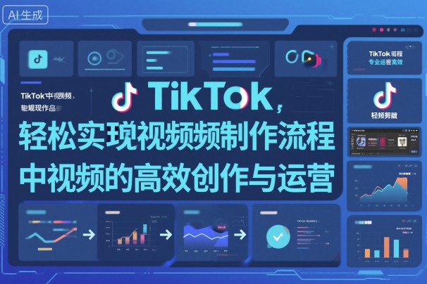 TikTok中视频制做流程，轻松实现Tk中视频的高效创作与运营-百货大全