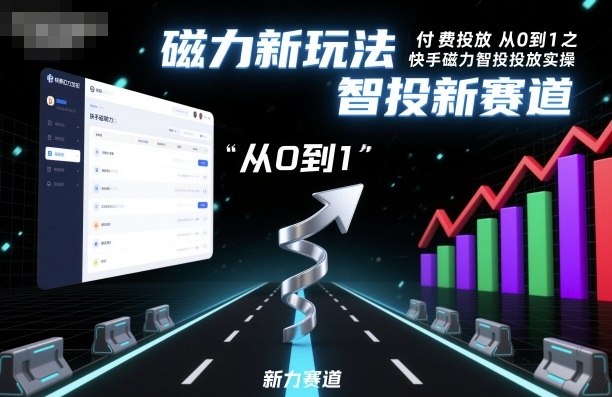 ⁤‍⁤⁢​⁤‬⁤‌​⁢⁣‍‬⁤⁣‬​​⁤‬⁣‬⁤‬‍‍​⁢​‬⁡⁢⁣⁢​‍​⁤‬‬‌⁣付费投放从0到1之快手磁力智投投放实操，磁力新玩法，智投新赛道-百货大全