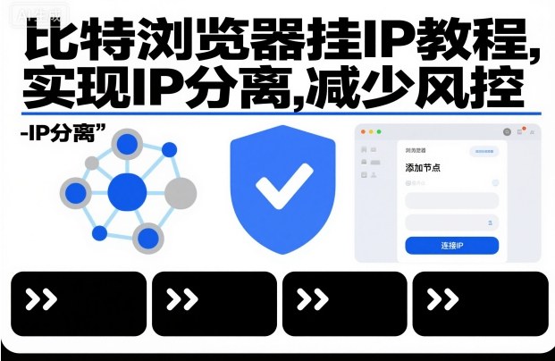 比特浏览器挂IP教程，实现IP分离，减少风控-百货大全