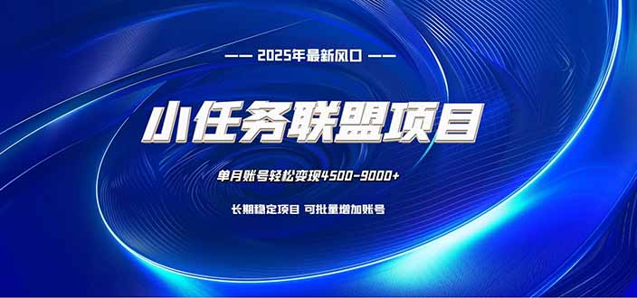 小任务联盟项目：一台电脑每天只需10分钟，轻松简单稳定-百货大全