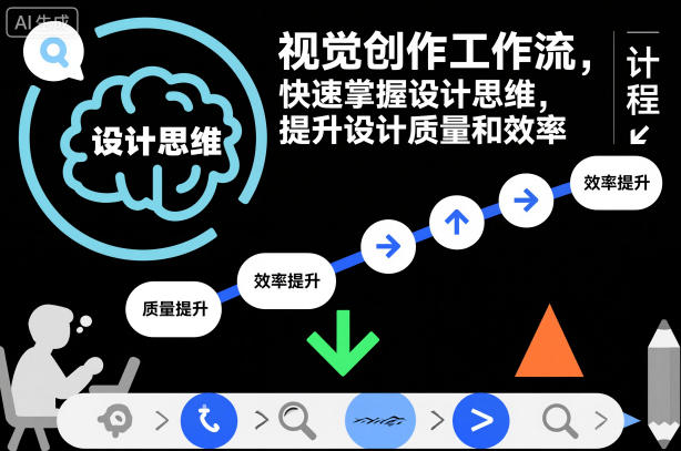 视觉创作工作流，快速掌握设计思维，提升设计质量和效率-百货大全