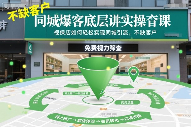 同城爆客底层实操课，视保店如何轻松实现同城引流，不缺客户！-百货大全