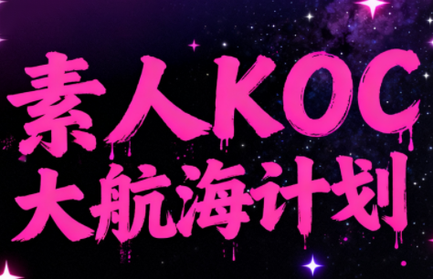 超萌素人KOC大航海计划-百货大全