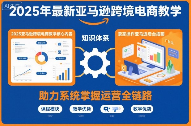 2025年最新亚马逊跨境电商教学，助力卖家系统掌握亚马逊运营全链路知识-百货大全