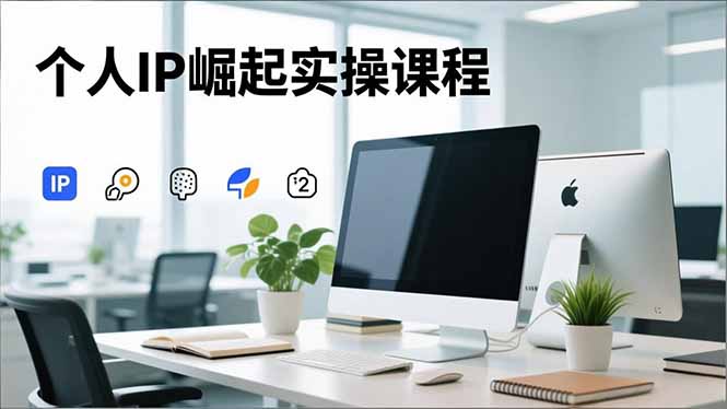 个人IP崛起实操课程，IP思维塑造+赛道精准调研+账号高变现搭建+内容创作-百货大全