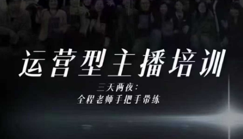 婉婉运营型主播培训线下课，主播四大能力，十小时线下录像+字幕，内容比线上课干-百货大全
