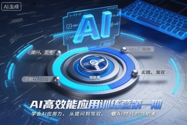 AI高效能应用训练营第一期，学会AI应用力，从提问到驾驭，做AI时代的领航者-百货大全