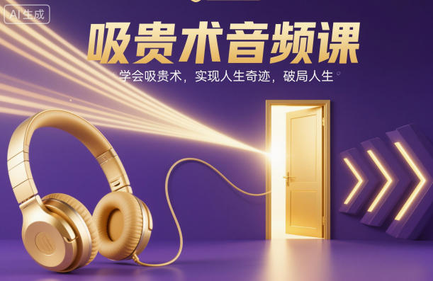 吸贵术音频课，学会吸贵术，实现人生奇迹，破局人生-百货大全