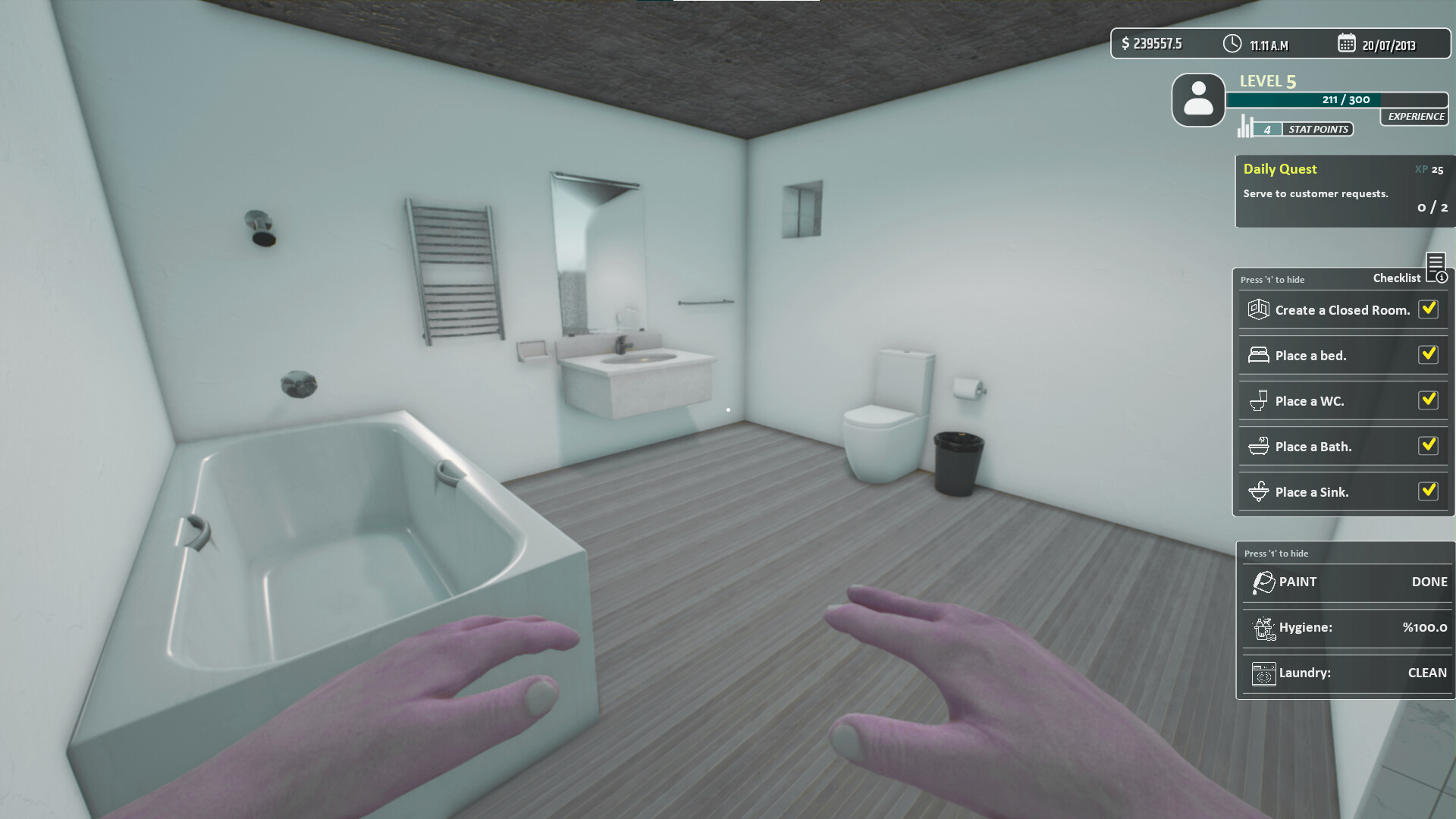 《酒店老板模拟器/Hotel Owner Simulator》PC中文版下载-含Build.18948595-百货大全