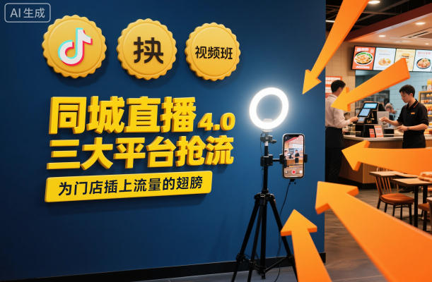 同城直播实操班4.0，三大平台抢流，为门店插上流量的翅膀-百货大全