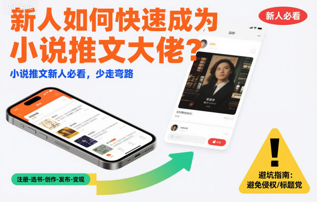 新人如何快速成为小说推文大佬？小说推文新人必看，少走弯路-百货大全