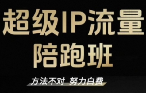 阿昱老师·超级IP流量陪跑班-百货大全