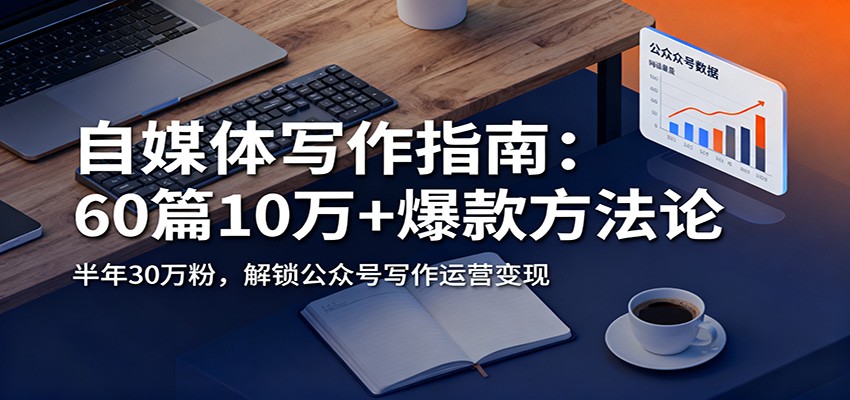自媒体写作指南：60篇10万+爆款方法论，半年30万粉，解锁公众号写作运营变现-百货大全