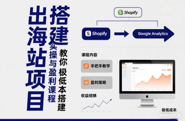 小淘出海站项目，搭建实操与盈利课程，手把手教你用极低成本搭建-百货大全