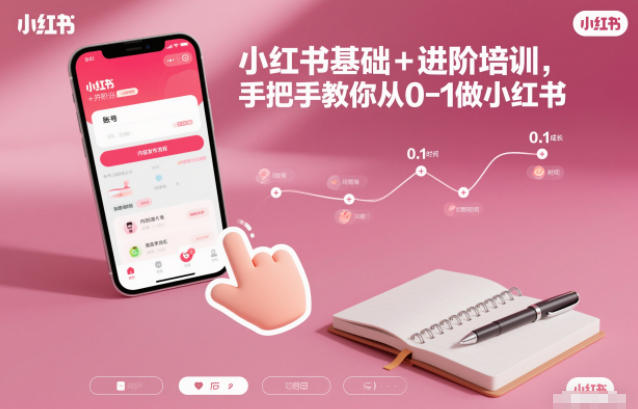 小红书基础+进阶培训，手把手教你从0-1做小红书-百货大全