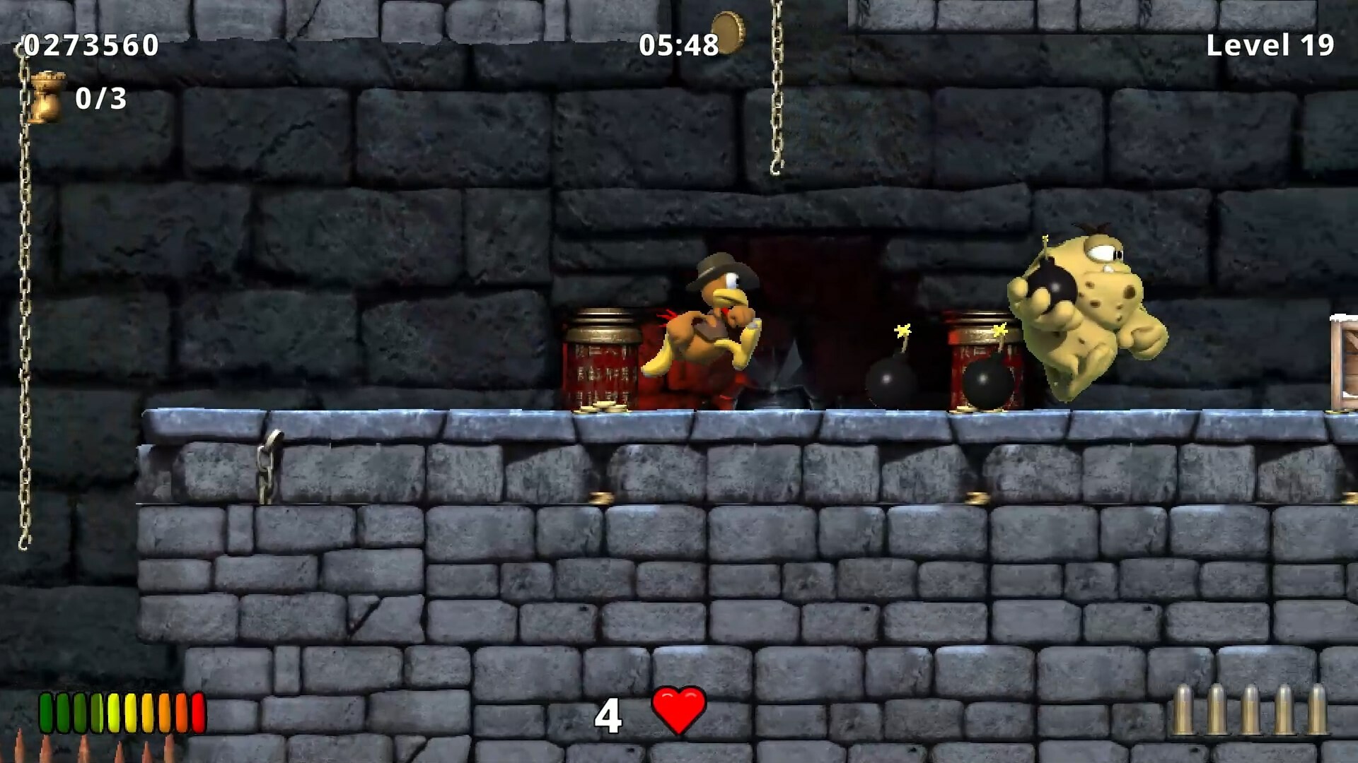 《怪鸡历险记 Moorhuhn Jump and Run Traps and Treasures》Switch英日文版NSZ下载-百货大全