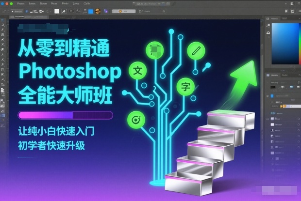 从零到精通Photoshop全能大师班，让纯小白快速入门，初学者快速升级-百货大全