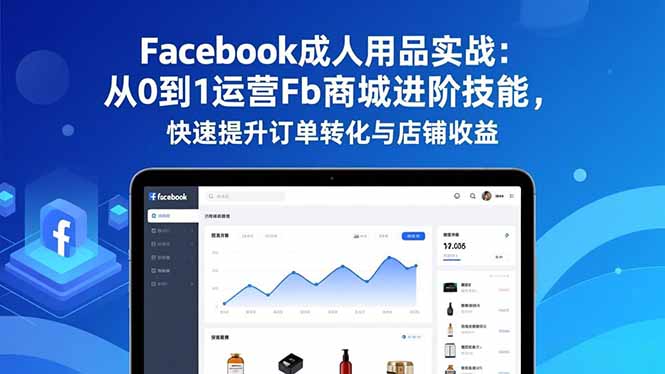 Facebook成人用品实战：从0到1运营Fb商城进阶技能，快速提升订单转化与店铺收益-百货大全