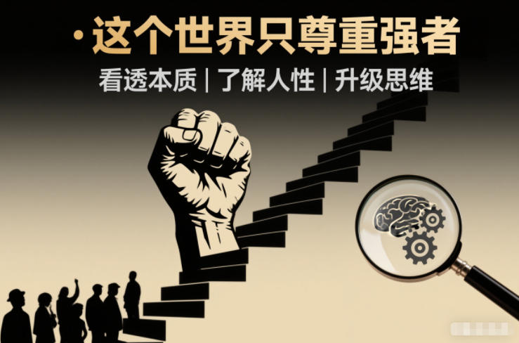 开悟1.0：这个世界只尊重强者，看透本质-了解人性-升级思维-百货大全
