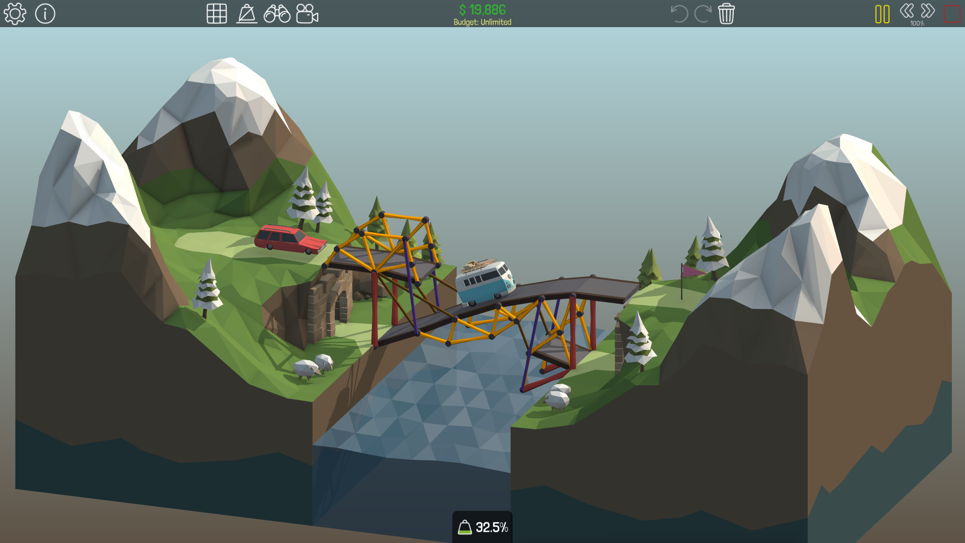 《桥梁建筑师 Poly Bridge》Switch中文版NSP下载 – 含1.1.0补丁-百货大全