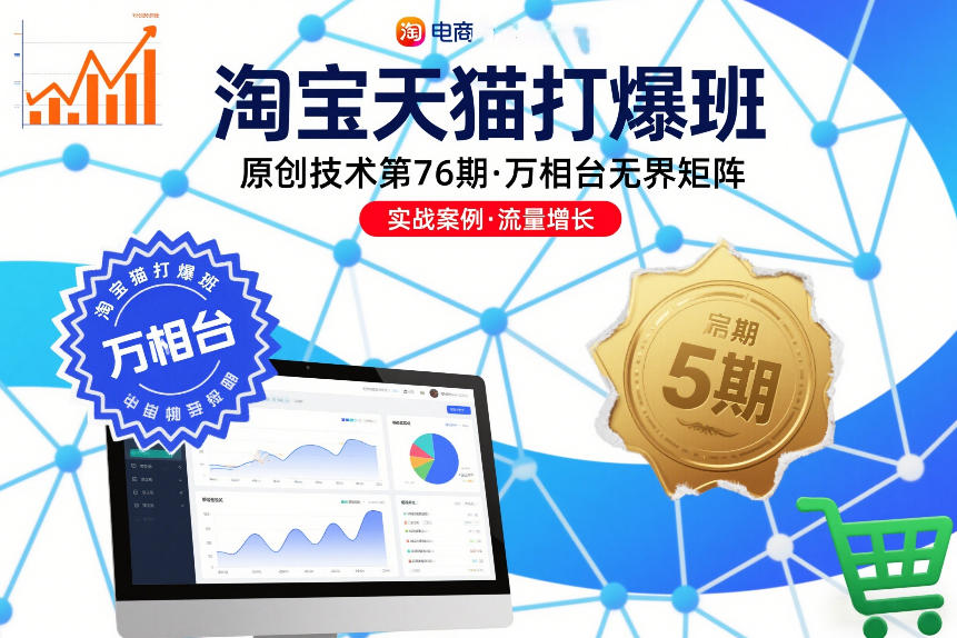 淘宝天猫打爆班原创技术第76期，万相台无界矩阵-百货大全