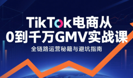 三千老师·TikTok电商从0到千万GMV实战课(更新)-百货大全