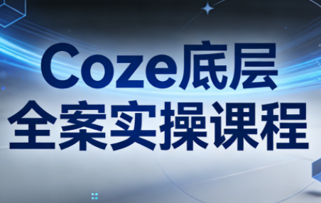 华仔·Coze底层全案实操课程-百货大全