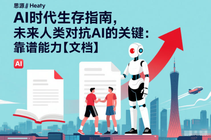 AI时代生存指南，未来人类对抗AI的关键：靠谱能力【文档】-百货大全