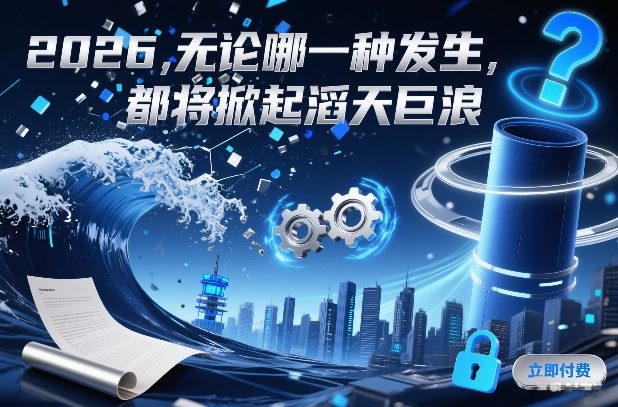 付费文章：2026，无论哪一种发生，都将掀起滔天巨浪-百货大全