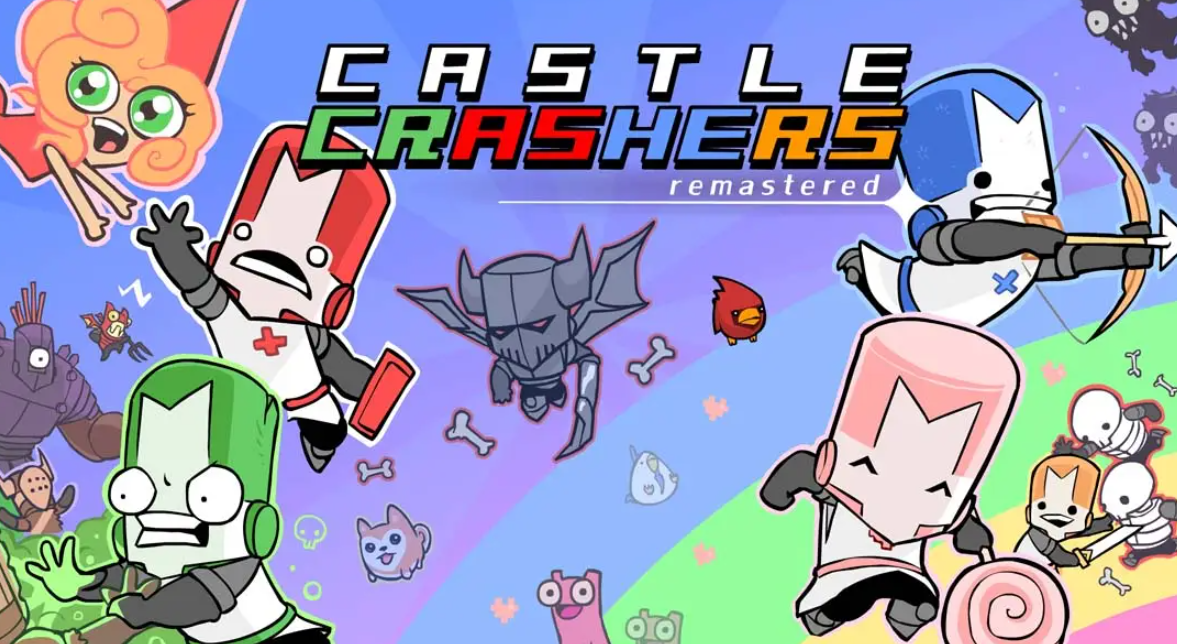 《城堡毁灭者 重置版 Castle Crashers Remastered》Switch美版中文NSP下载 – 含1.0.7补丁-百货大全