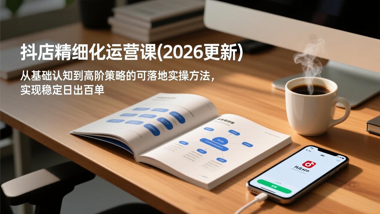 抖店精细化运营课(2026更新-百货大全