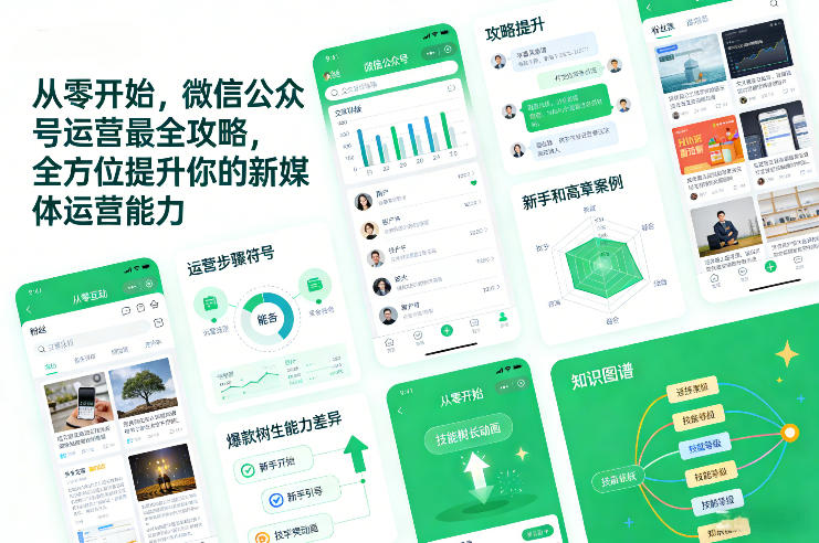 从零开始，微信公众号运营最全攻略，全方位提升你的新媒体运营能力-百货大全