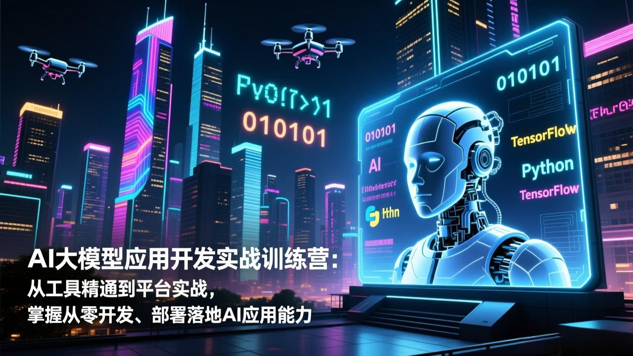 AI大模型应用开发实战训练营：从工具精通到平台实战，掌握从零开发、部署落地AI应用能力-百货大全